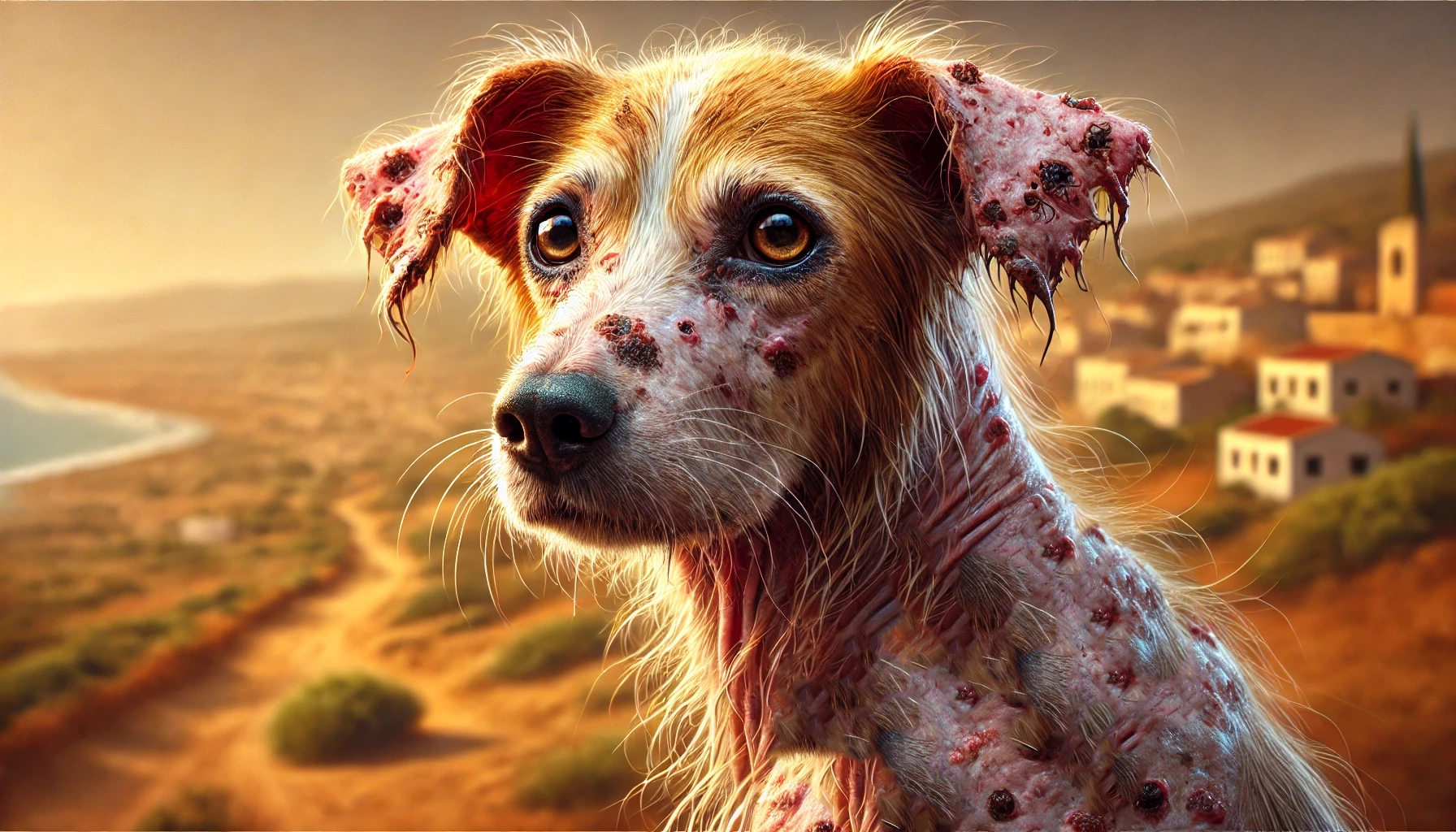 Chien leishmanien