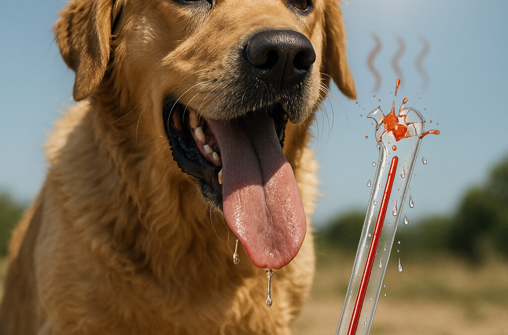 Le coup de chaleur (hyperthermie) chez le chien