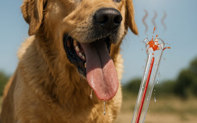 Le coup de chaleur (hyperthermie) chez le chien
